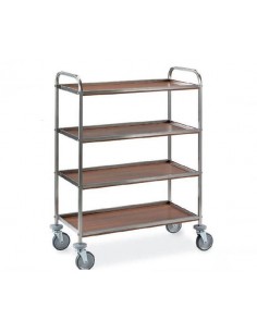 Carrello di servizio - Piani in nobilitato - Colore...