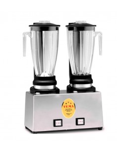 1.2 liter blender with two transparent glasses at two speeds