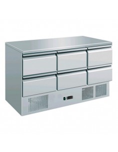 Refrigerated Salads - N.6 drawers - cm 136.5 x 70 x H 85