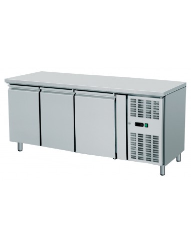 Refrigerated table - N.3 doors - cm 179.5 x 70 x H 85