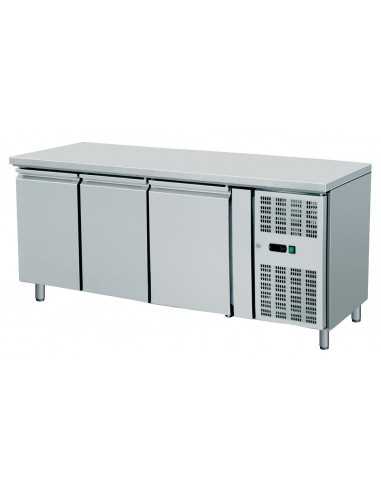 Refrigerated table - N.3 doors - cm 179.5 x 70 x H 85