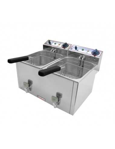 Friggitrice elettrica 1,5 L cromata Sytech 