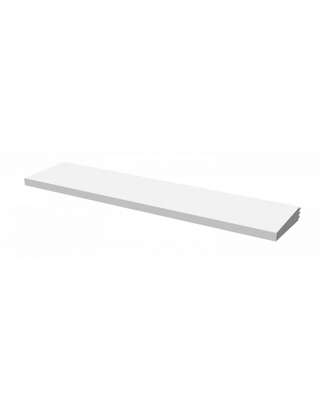 Additional shelf in 187.5 cm white painted sheet - For mod. VOLCANO 60