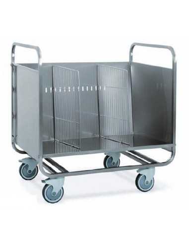 Carrello portapiatti - cm 90x60x91h