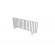 Gray plasticised divider for bathtub VULCANO - For mod. VULCANO 80 INOX