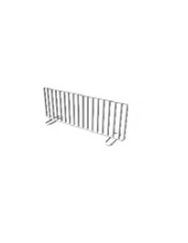 Divisorio plastificato grigio per ripiano - Per mod. VULCANO 60 INOX