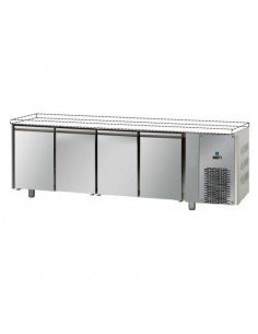 Mesa de vacío sin superficie con 4 puertas - Temperatura...