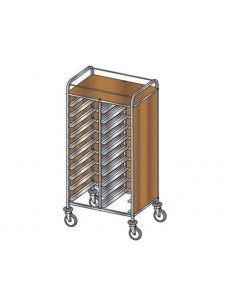 Portavassoi - Pannelli tre lati nobilitato - N. 20 x cm...