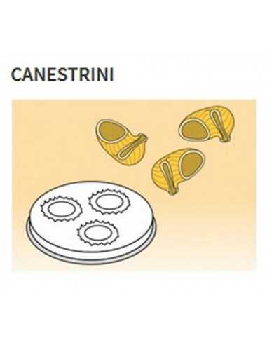 Trafile formati vari in lega ottone - Bronzo - Per macchina pasta fresca modello MPF8N - Canestrini Ø mm 16
