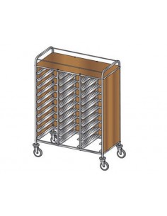 Portavassoi - Pannelli tre lati nobilitato - N. 30 x GN...