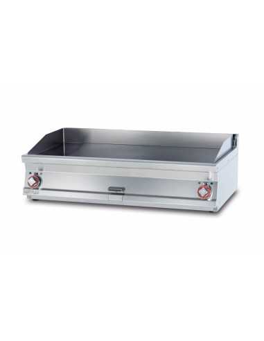 Fry top electric - Chrome smooth plate - cm 120 x 70,5 x 28 h