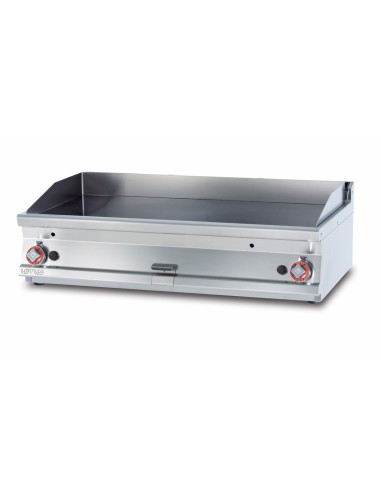 Fry top gas - smooth plate - cm 120 x 70,5 x 28 h