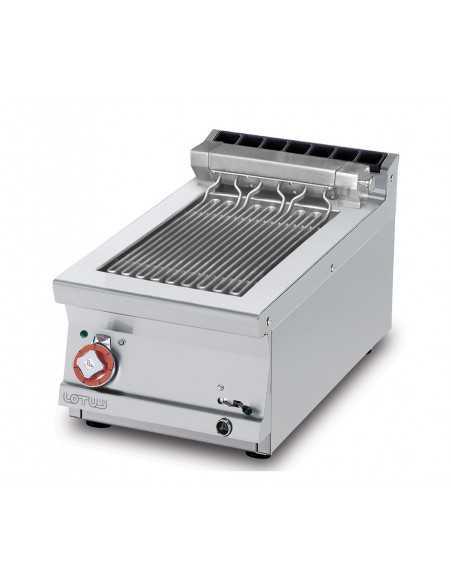 Parrilla profesional Top Contact - Cocción directa - cm 40 x 70,5 x 28 h