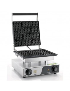 Single waffle plate - Model WM15 - No. 1 Waffel cm 27.5 x 24.5 - Size cm 34 x 37 x 24/58h