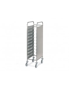 Trays trolley - paneles laterales - N.10 x ENcm 53 x 37)-...