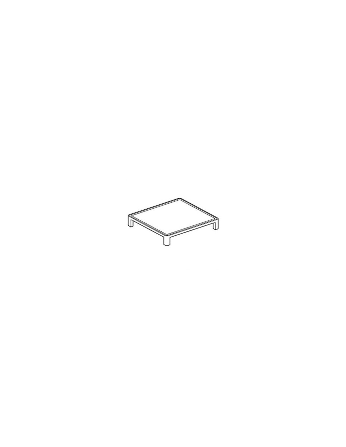 SMOOTH PLATE FOR GRID IRON CM 36 X 39