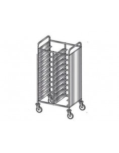 Trays trolley - Side panels sheet - N. 24 x cm 53 x 37 -...