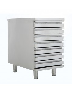 Neutral chest of drawers - No. 7 drawers - cm 52 x 80 x 81 h