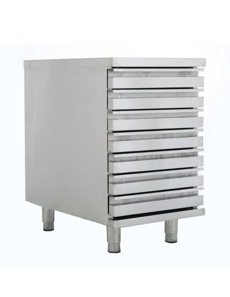 Cassettiera neutra - N. 7 cassetti - cm 52 x 80 x 81 h Cassettiera neutra - N. 7 cassetti - cm 52 x 80 x 81 h