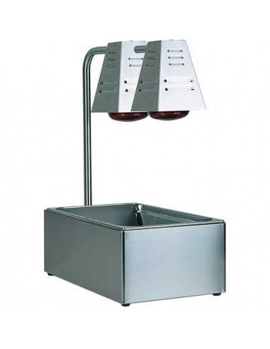 Infrared lamp -  N° 2 lamps - cm 60x 33 x 68h