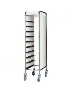 Wall racks - Side panels - N. 10 trays - cm 45 x 62 x 175h