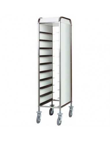 Wall racks - Side panels - N. 10 trays - cm 45 x 62 x 175h