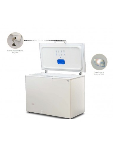 Horizontal freezer - Capacity 180 liters - cm 89 x 65 x 85 h