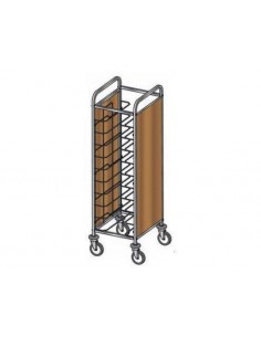 Carrello portavassoi -  Pannelli 2 lati - N. 12 (53 x...