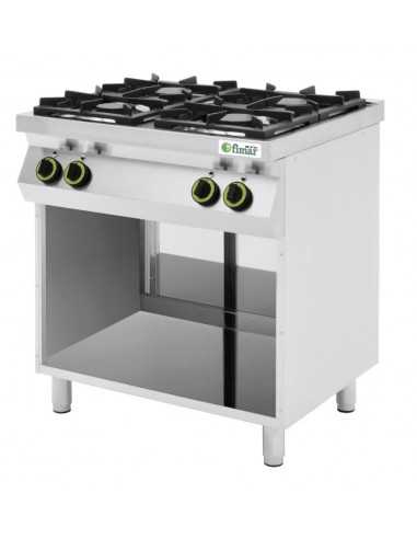 Cucina a gas - N.4 fuochi - cm 80 x 70 x 90 h