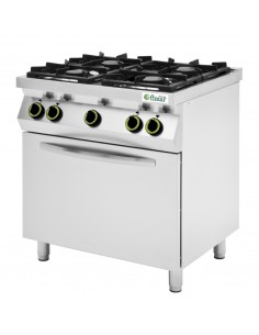 Cucina a gas - Forno elettrico - N.4 fuochi - cm 80 x 70 x 90 h