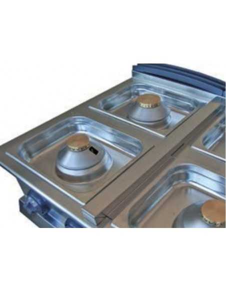 Passing gas cooker - Free fiamma - N.2 fires - cm 40x100x90 h