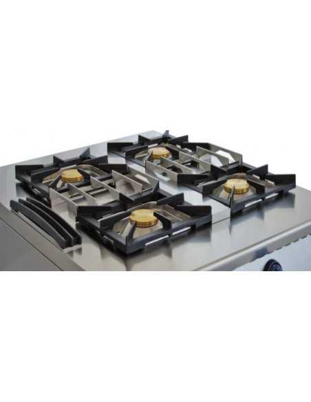 Gas passing kitchen - Free fiamma - Oven - N.4 fires - cm 90 x 100 x 90 h