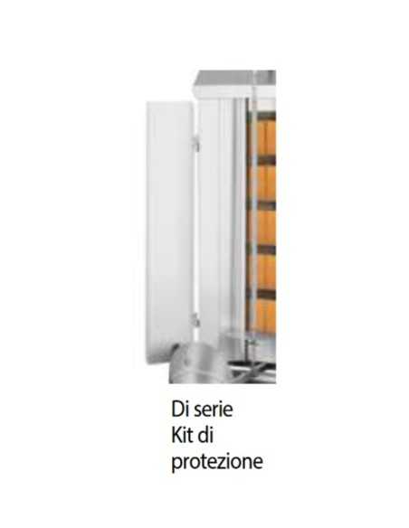Gas Gyros - N. 4 quemadores - cm 55 x 71x 111.5 h