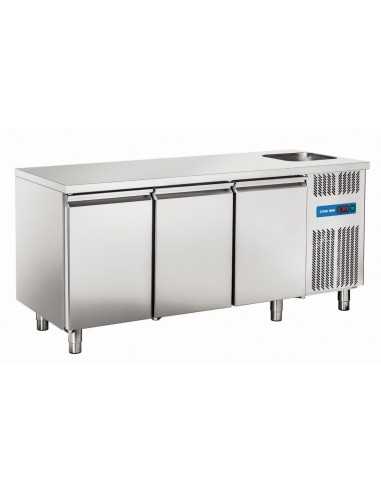 Refrigerated table - Lavello - N. 3 doors - cm...