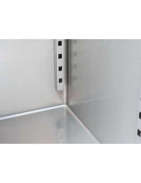 Mesa refrigerada - Lavello - Alzatina - N. 2 puertas - cm 132 x 70 x 95h