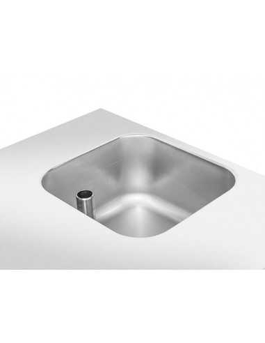 Refrigerated table - Sink - N. 4 doors - cm 224...