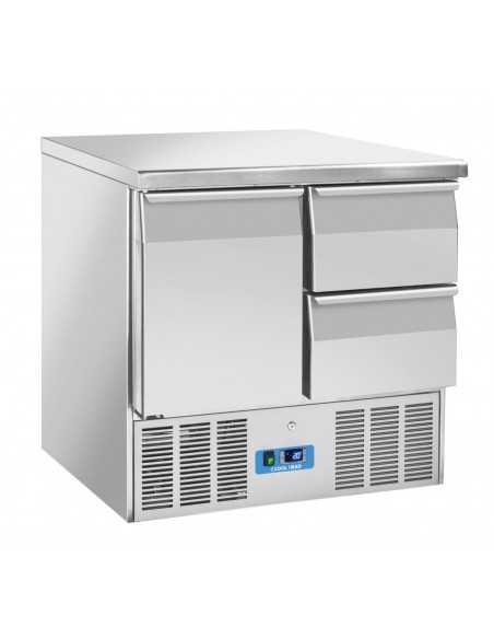 Refrigerated Salads - N.1 door - N. 2 drawers - cm 90 x 70 x 88h