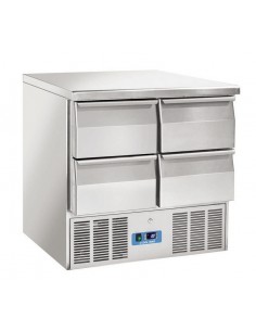 Saladette refrigerata - N. 4 cassetti - cm 90 x 70 x 88h 2
