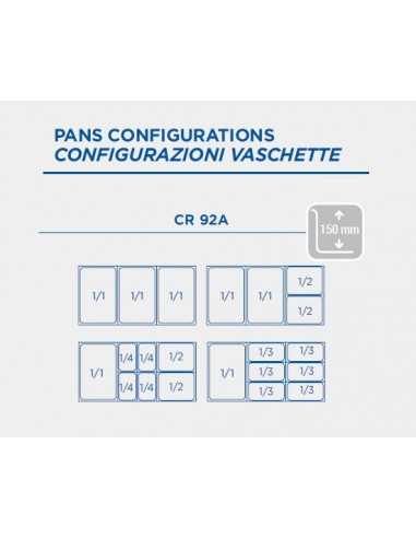 Saladette refrigerata - N. 2 Porte - cm 104.5 x...