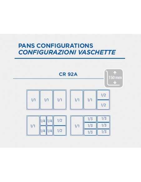 Saladette refrigerata - N. 2 Porte - cm 104.5 x 70 x 88.3h