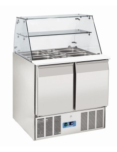 Ensaladas refrigeradas - N. 2 puertas - cm 90 x 70 x 129.5 h 2