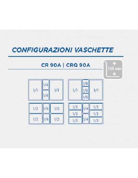Refrigerated Salads - N. 2 Doors - cm 90 x 70 x 129.5 h