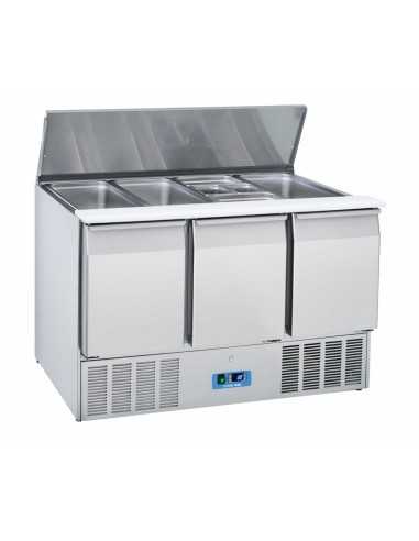 Refrigerated Saladette - N. 3 Doors - cm 136.5...