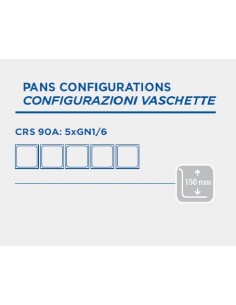 Saladette refrigerata - Top sandwich - N. 2 Porte - cm 90... 2