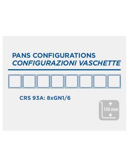 Refrigerated Salads - Top sandwiches - N. 3 Doors - cm 136.5 x 70 x 100.5 h