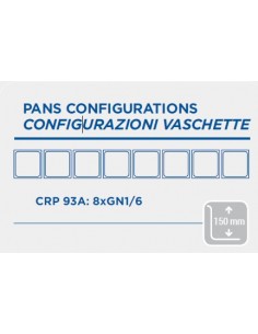 Banco pizza 3 porte - Porta ingredienti - Cm 136.5 x 70 x 102.2h 2