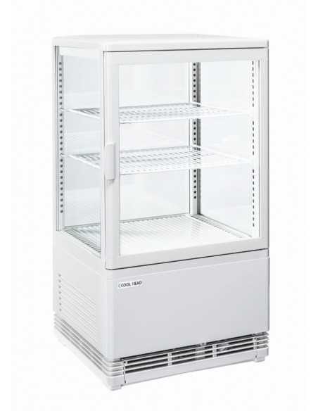 Display Case - Capacity Lt 58 - N. 4-sided glass - cm 42.8 x 38.6 x 81h