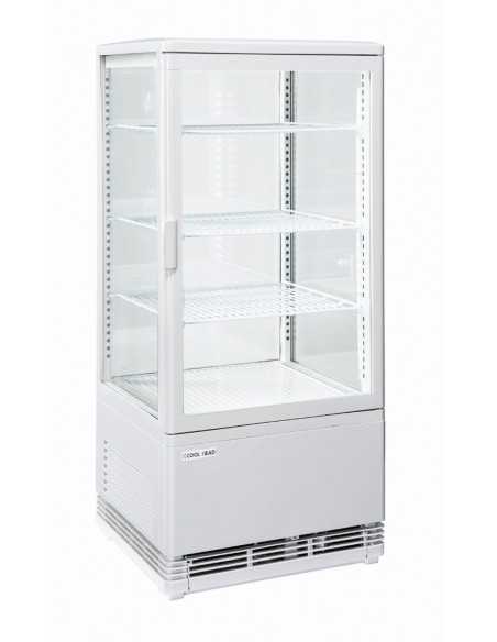 Vitrina - Capacidad Lt 78 - N.4 caras cristal - cm 42.5 x 38.5 x 99.5h
