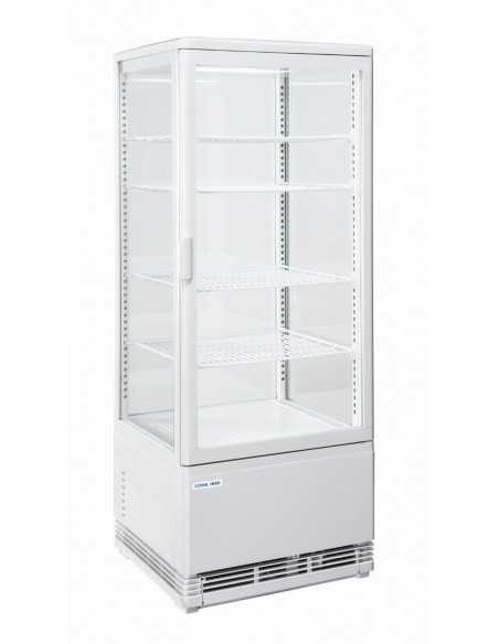 Armadio frigorifero - Capacita Lt 98 - N. 4 lati vetro - cm 42.8 x 38.6 x 111h