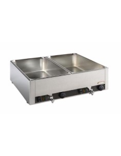 Bagnomaria - 2 tanks - Capacity GN 1/1 cm 15 h - Cm 66 x...